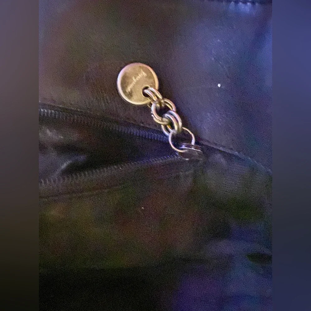 Salvatore Ferragamo Canvas Black Chain Strap Bag - Picture 17 of 17